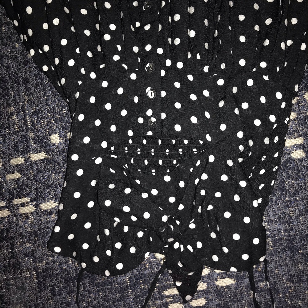 Cute to a Tee Black & White Polka Dot dress